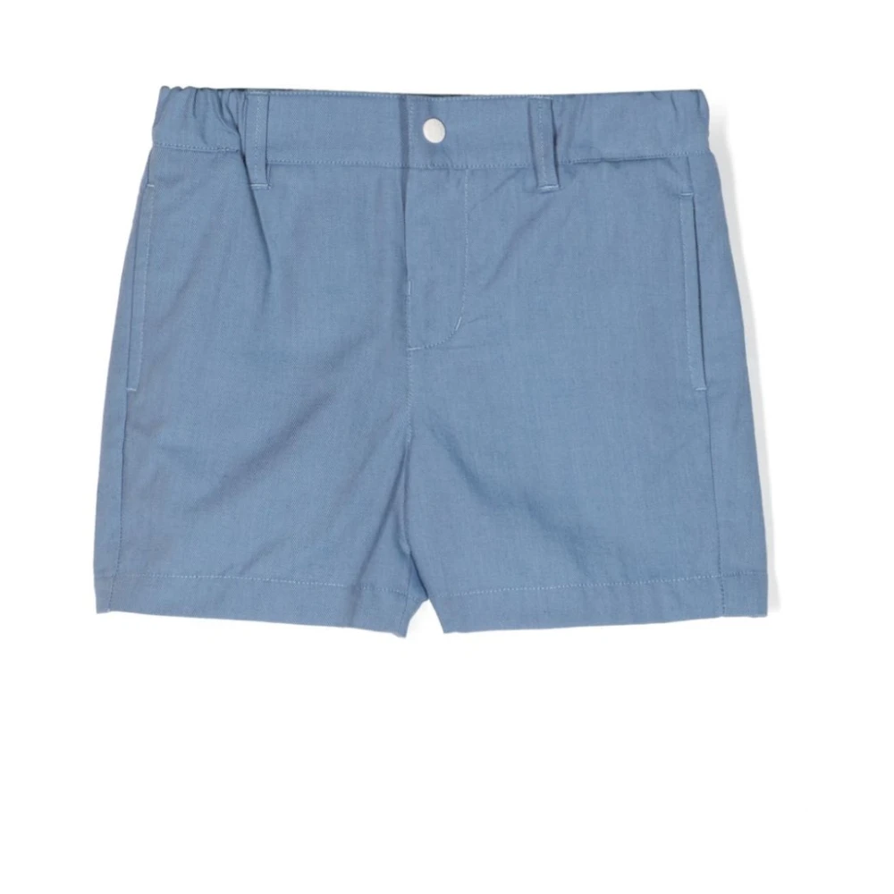 Moncler Stiliga oliv shorts för pojkar Blue, Pojke