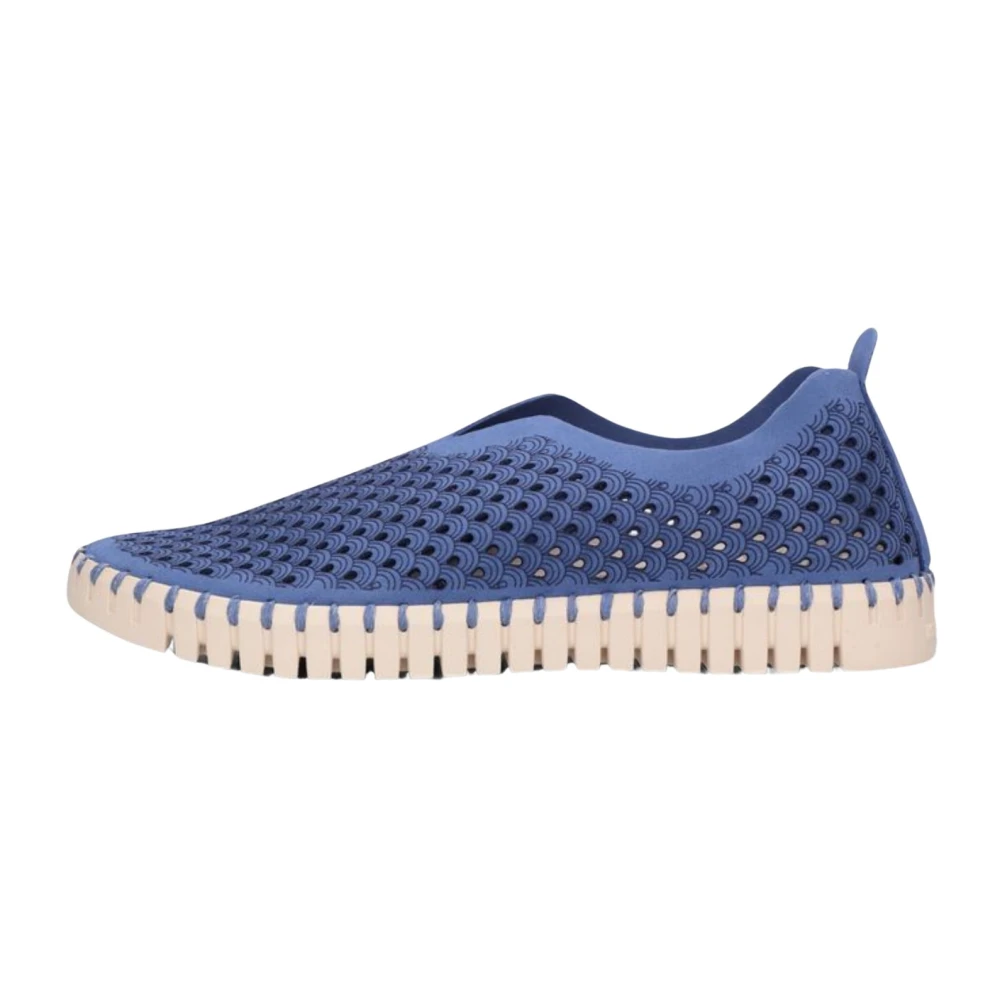 Ilse Jacobsen Hornbæk Blauwe Instappers Tulip3275 Dames Schoenen