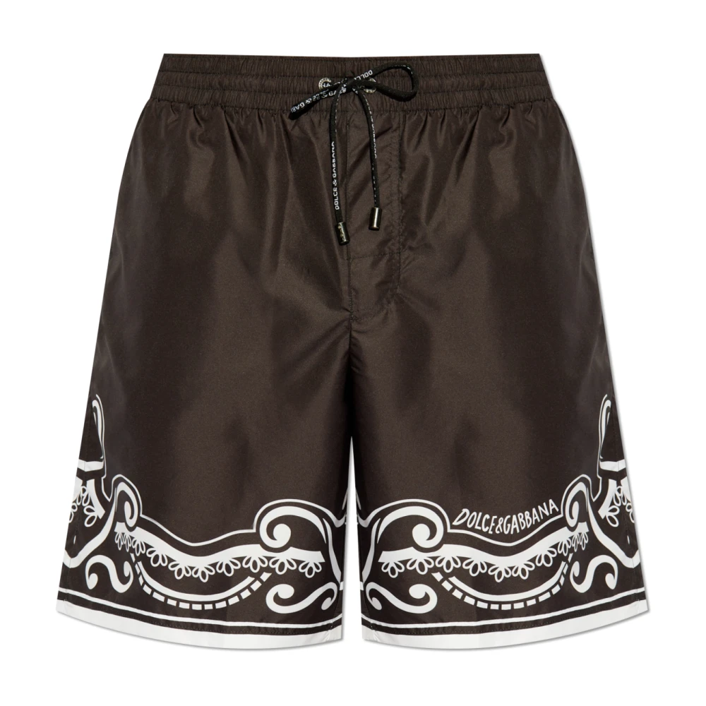 Dolce & Gabbana Hombre Negro Trajes De Baño, Talla: S