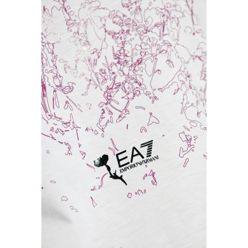 Emporio Armani EA7 T-shirt uit de collectie White Dames