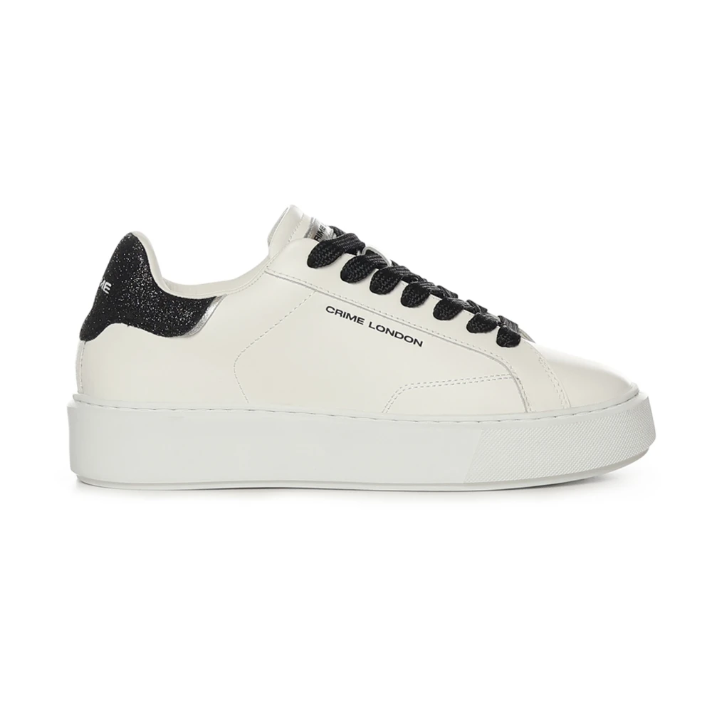 Crime London Women's White Sneakers, 6 Uk, Extralight Trainers