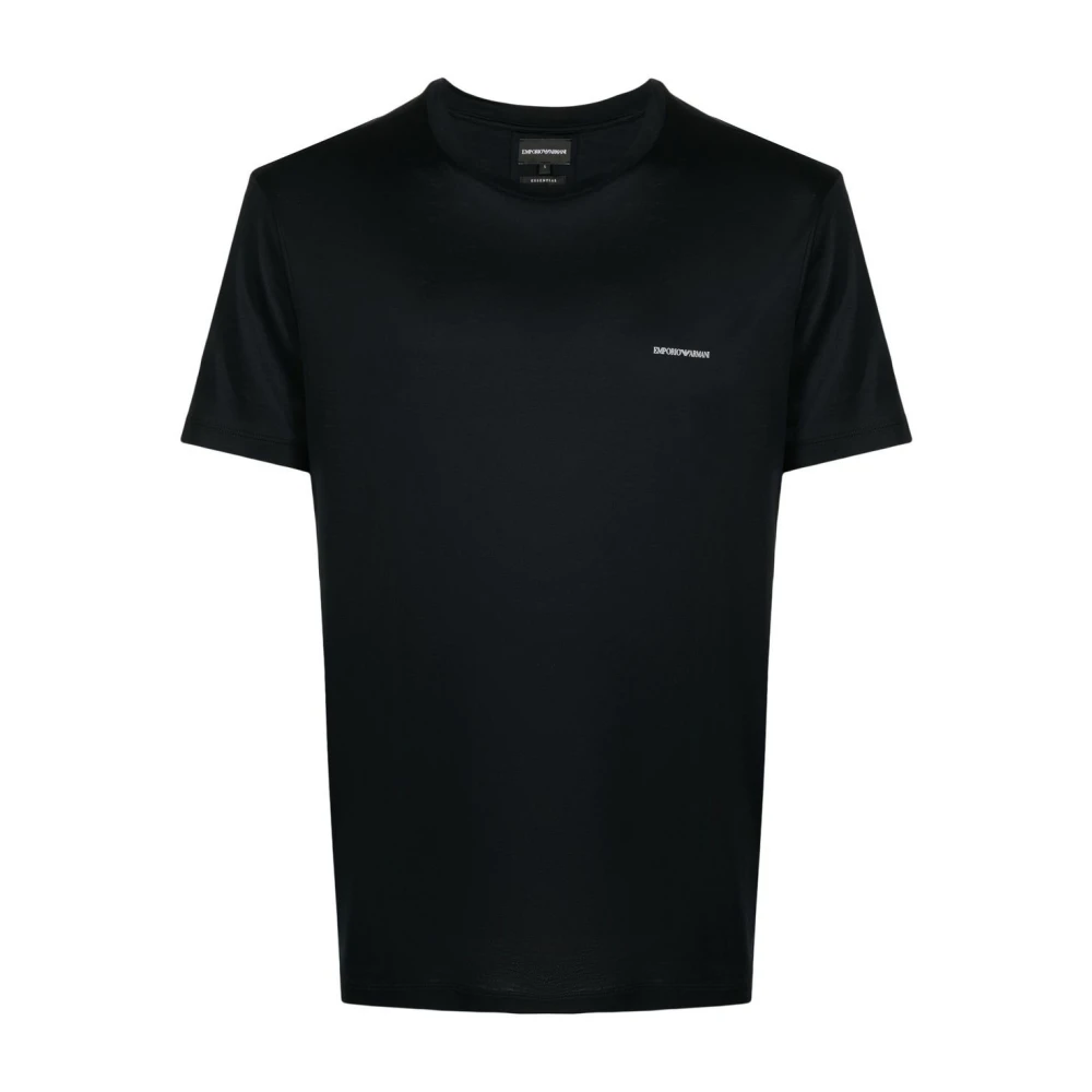 Emporio Armani Herren Blau Oberteile, Lgröße: