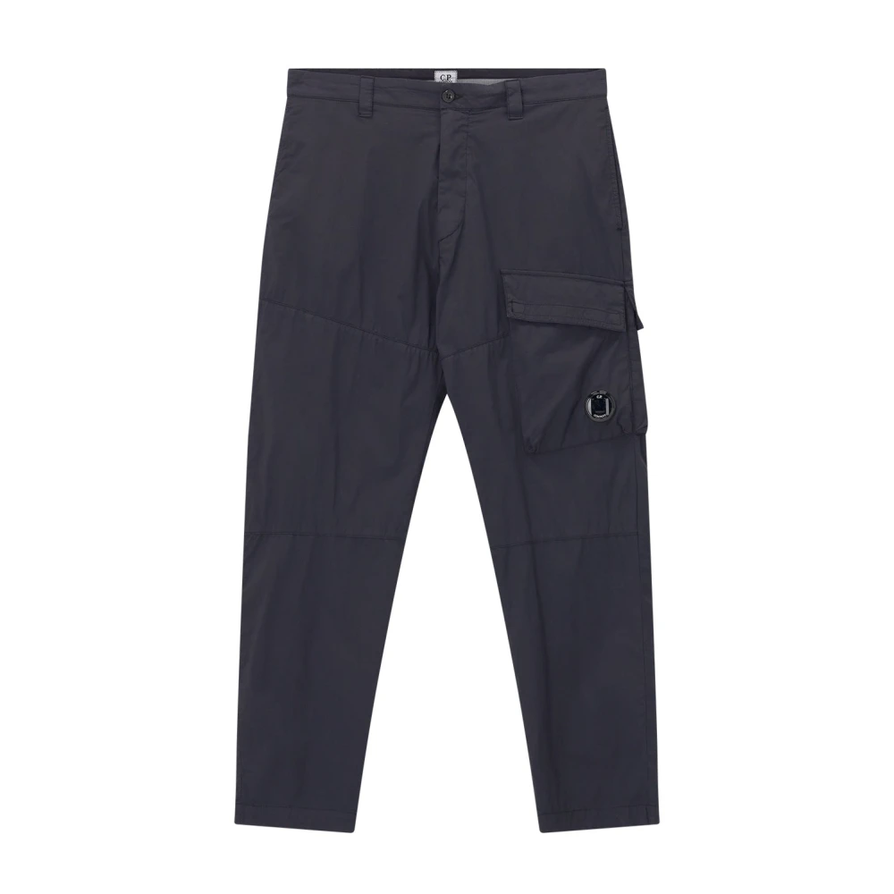 C.p. Company Men's Blue Slim-Fit Trousers, Xl, Slim-Fit Trousers