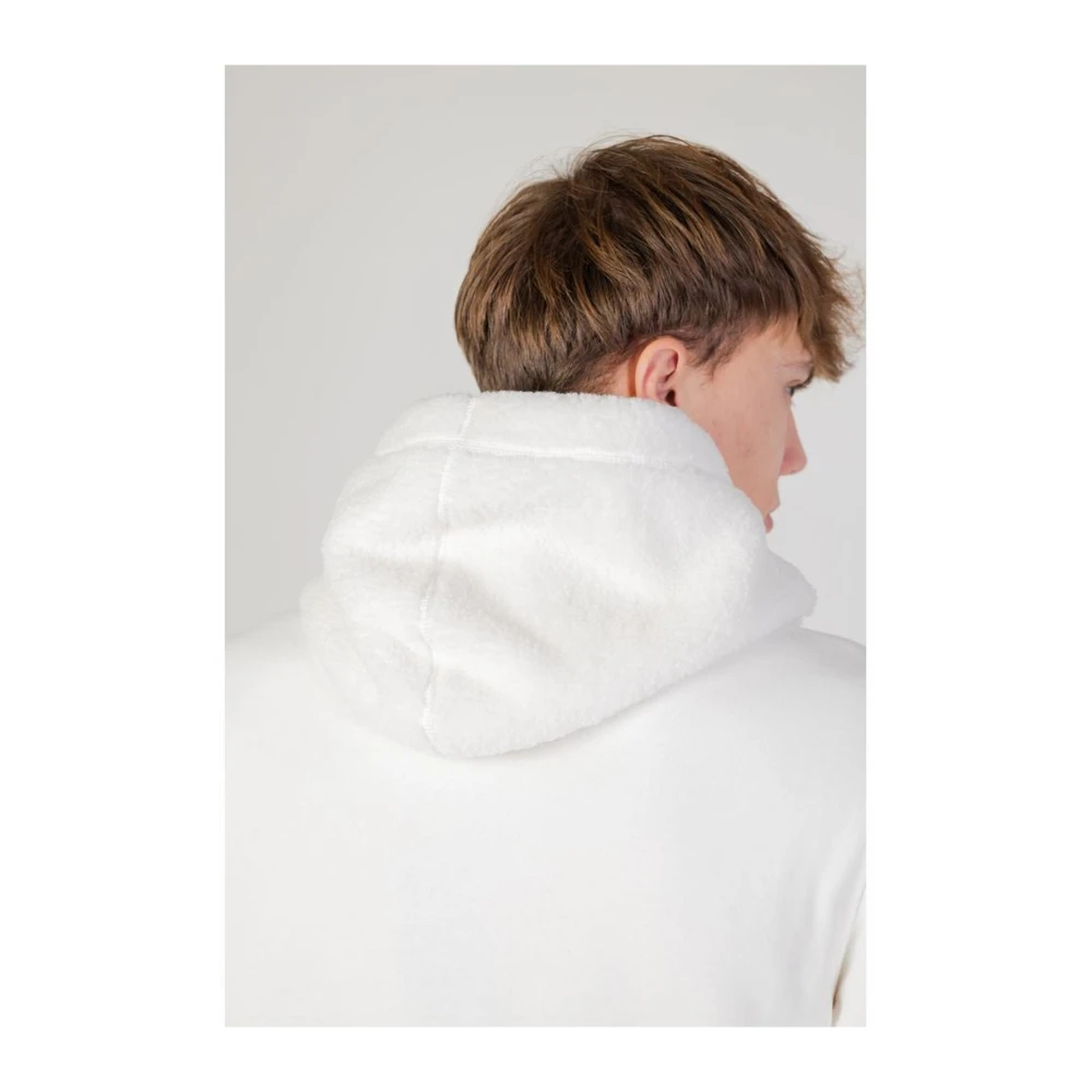 Hugo Boss Katoenen Hoodie Beige Heren