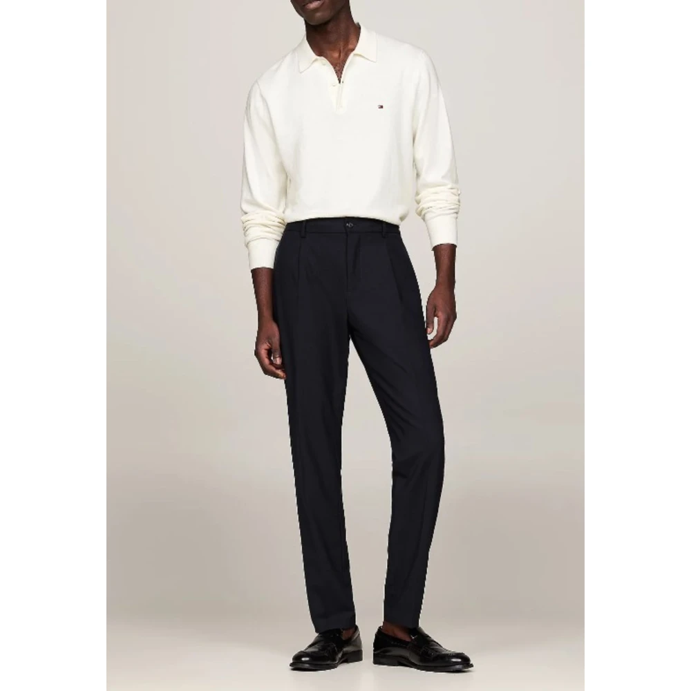 Tommy Hilfiger Pima ORG CTN Cashmere Sweater White Heren