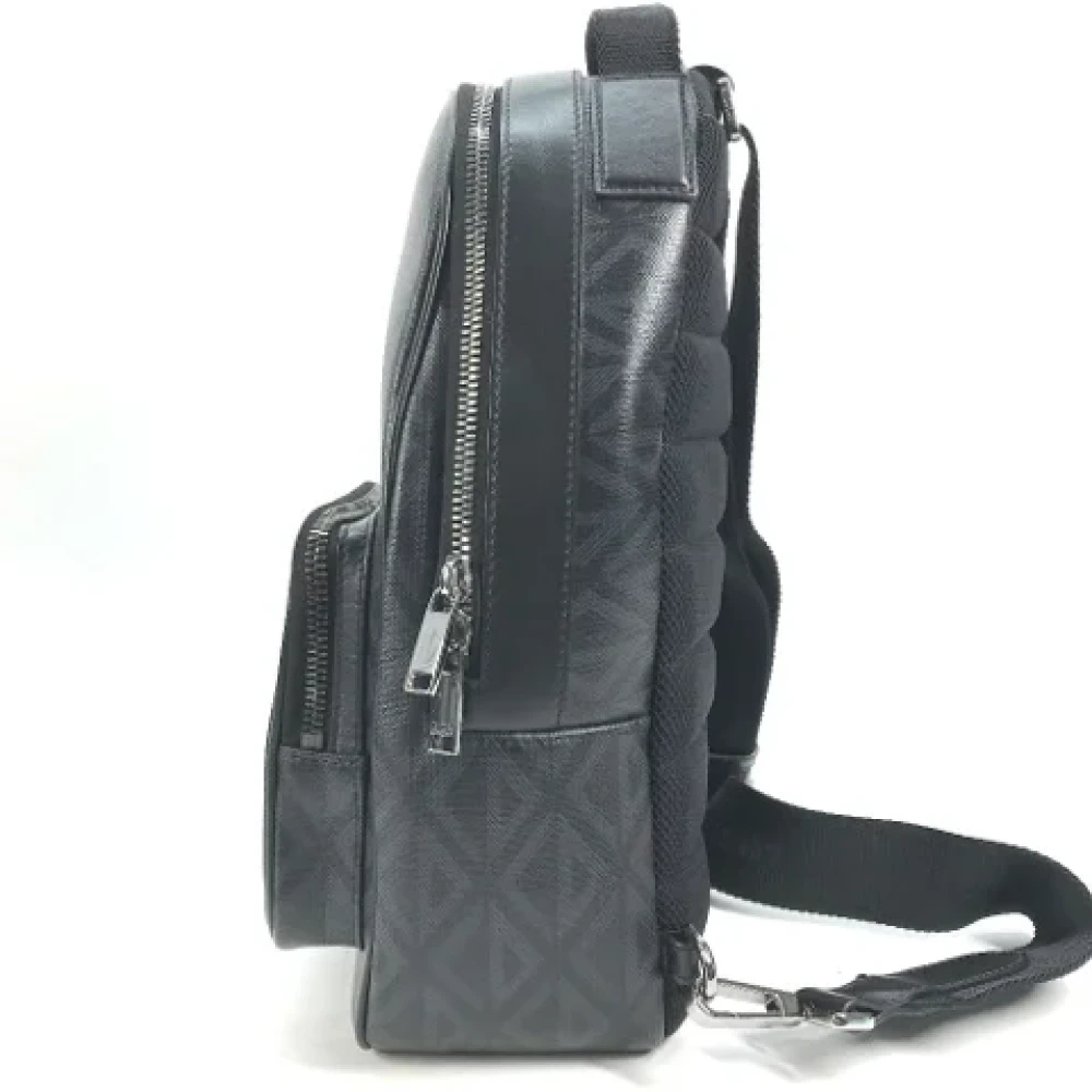 Dior Vintage Pre-owned Leather dior-bags Black Heren