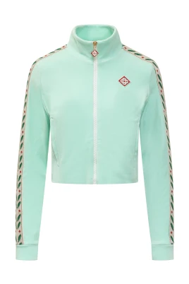 Logo Patch Bomullsblandad Sweatshirt