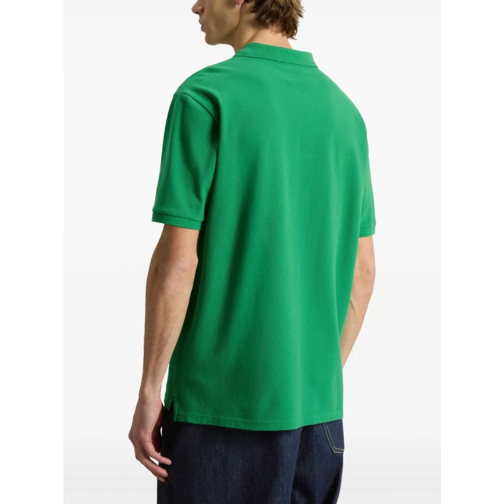 Woolrich Groene Polo Shirt met Logodetail Green Heren