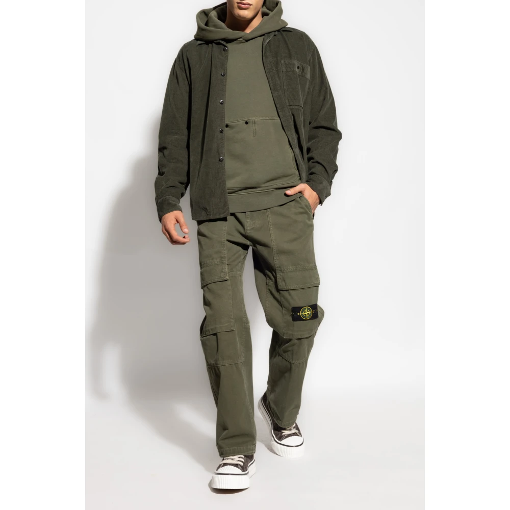 Stone Island Capuchontrui Green Heren