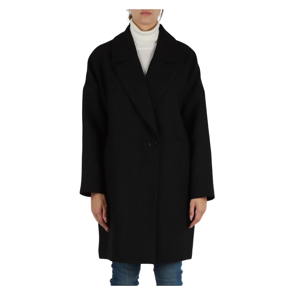Armani Exchange Diagonal Lurex Jas Black Dames