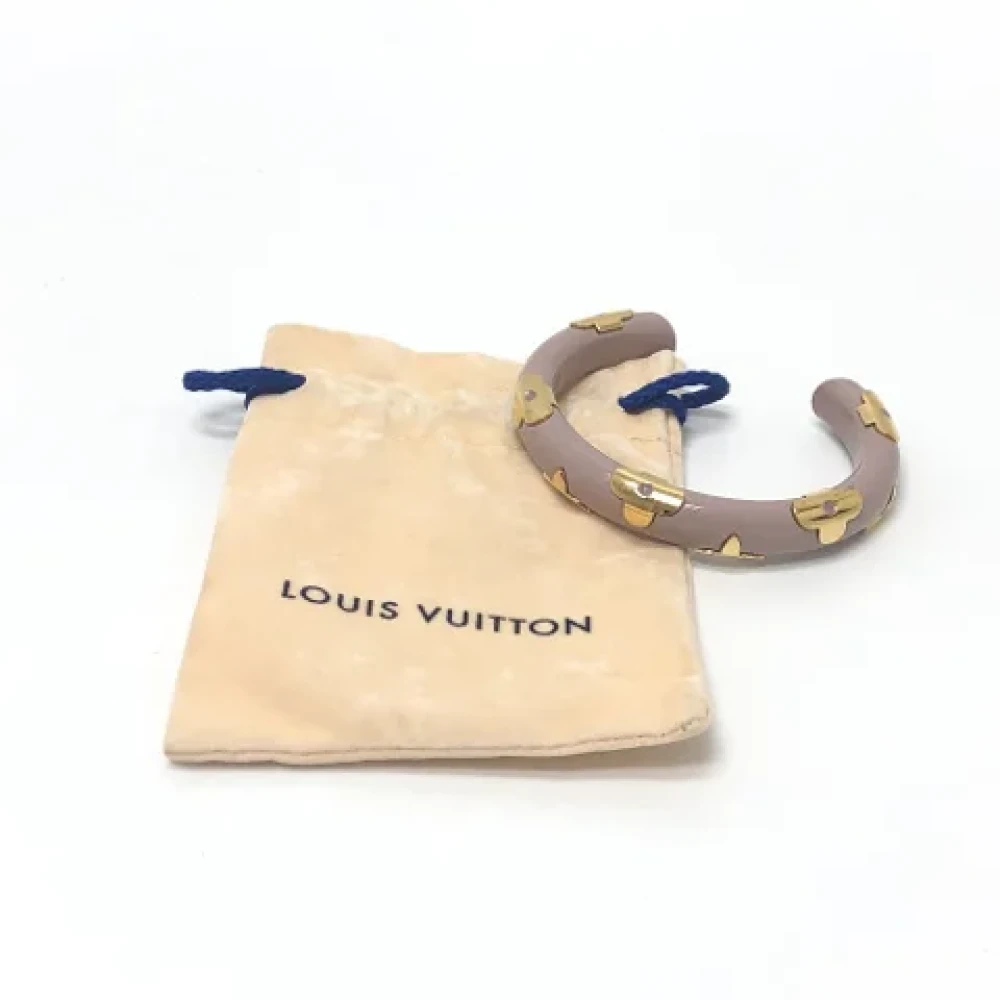 Louis Vuitton Vintage Pre-owned Metal hair-accessories Gray Dames