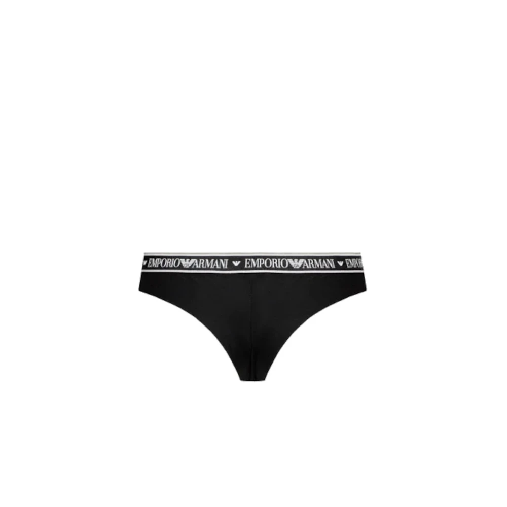 Emporio Armani Donna Nero Mutande, L, New,