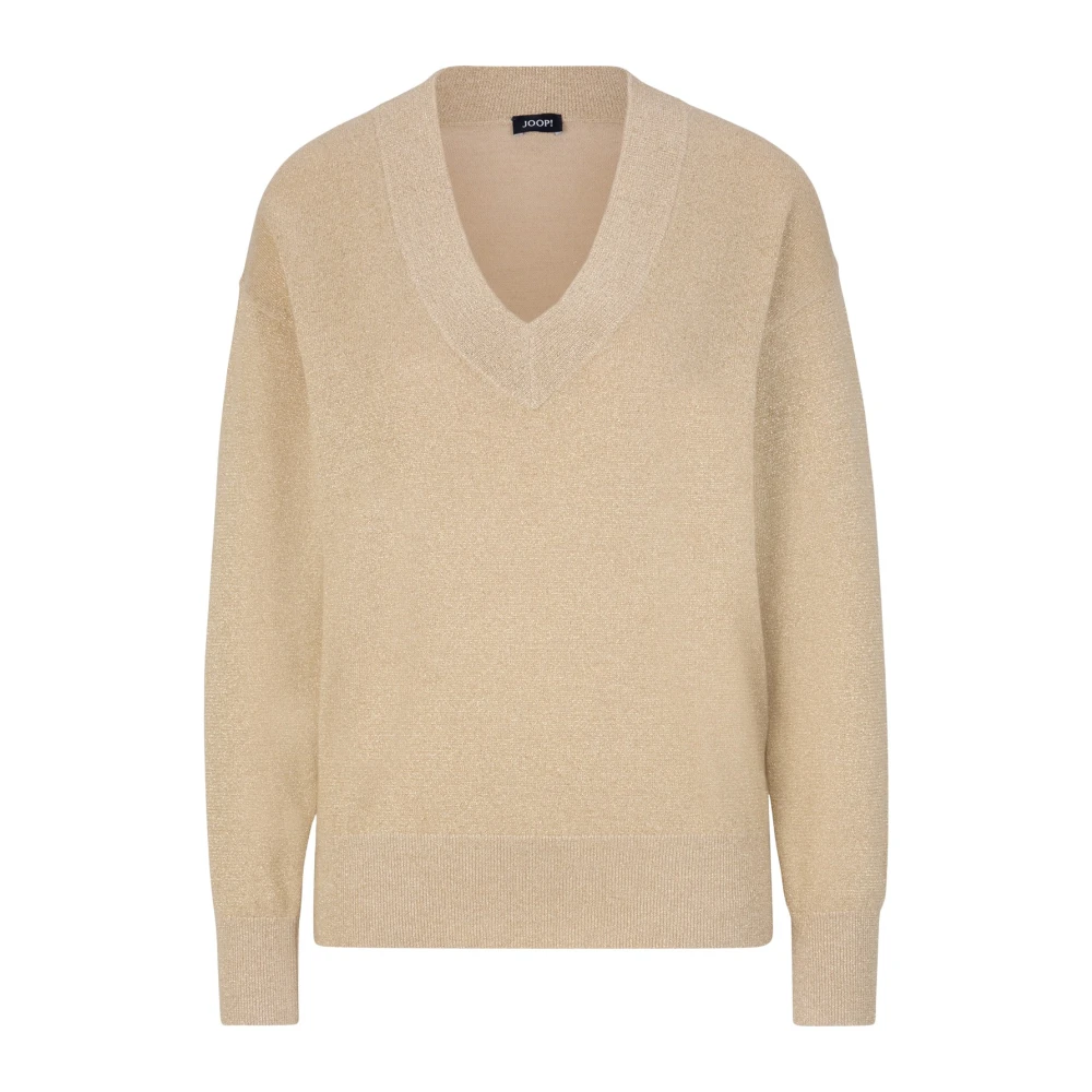 Joop! Gouden glinsterende dames trui Beige Dames