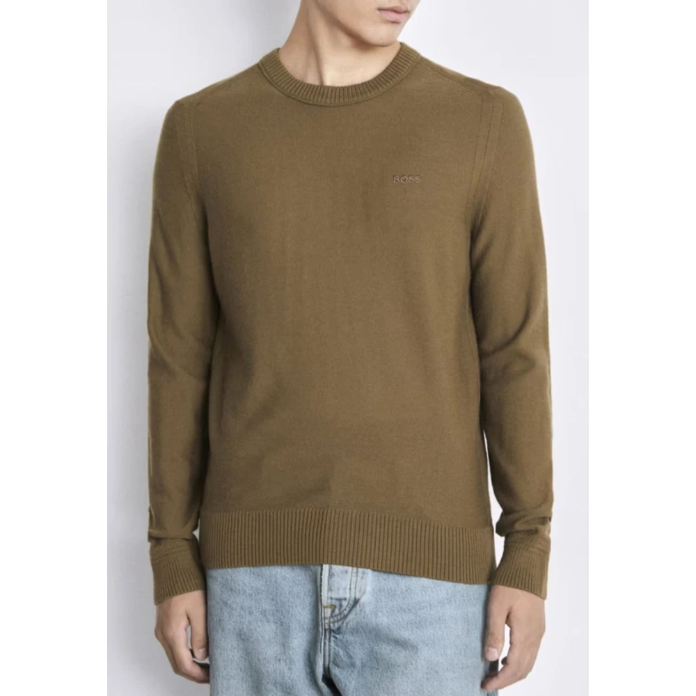 Hugo Boss Heren trui Avac_C Brown Heren