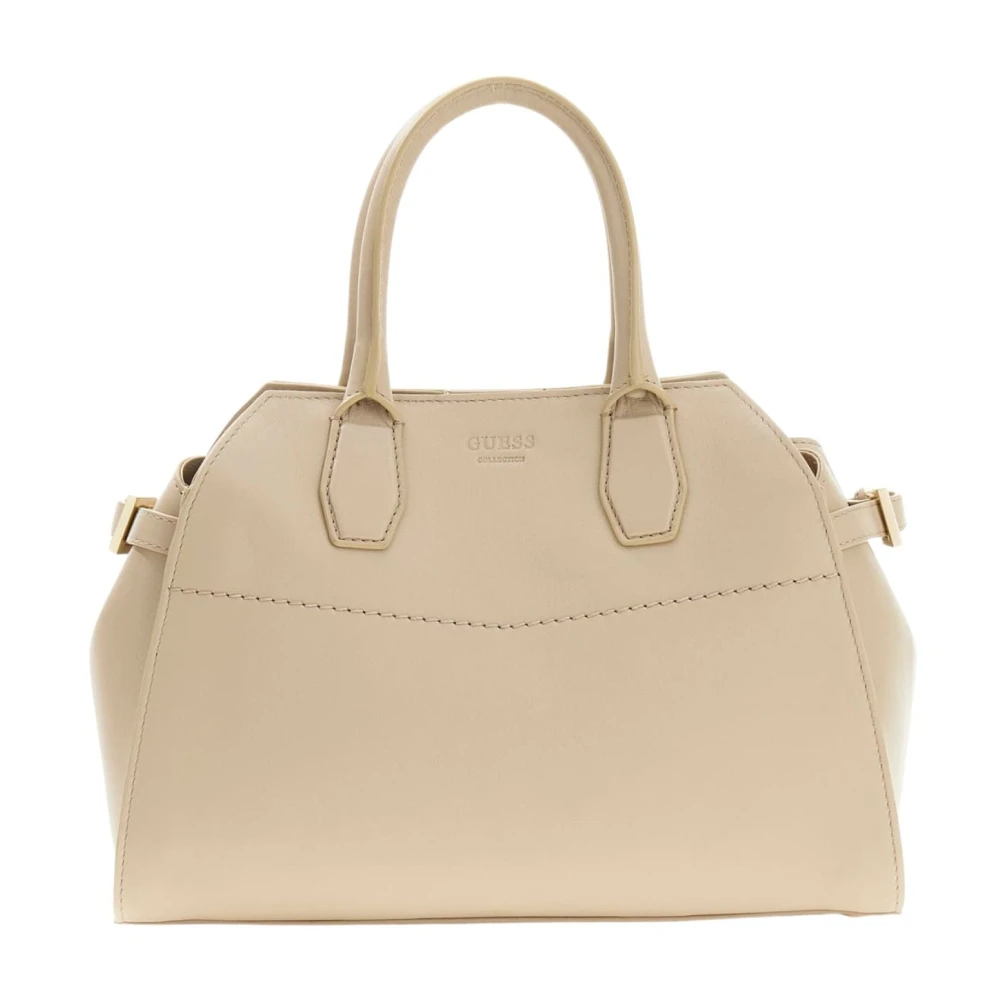 Guess Women's Beige Handbags, One Size, Yulia Small Satchel