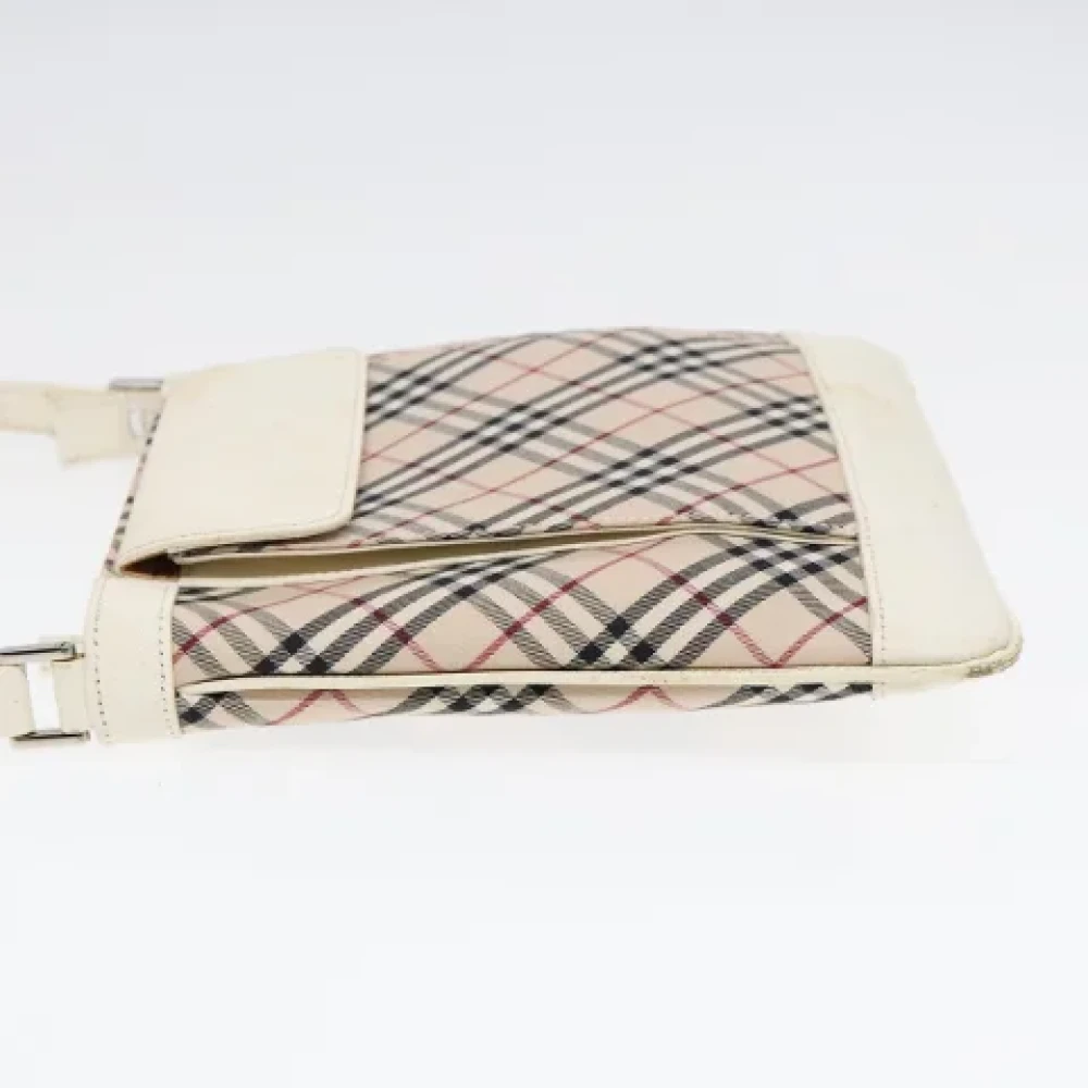 Burberry Vintage Pre-owned Canvas shoulder-bags White Dames