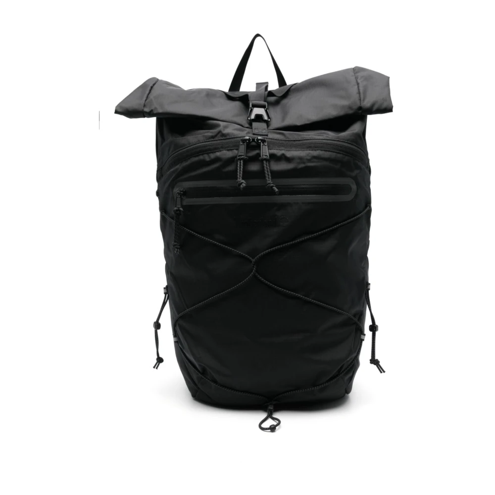 Timberland Zwarte Rugzak met Logo Detail Black Heren
