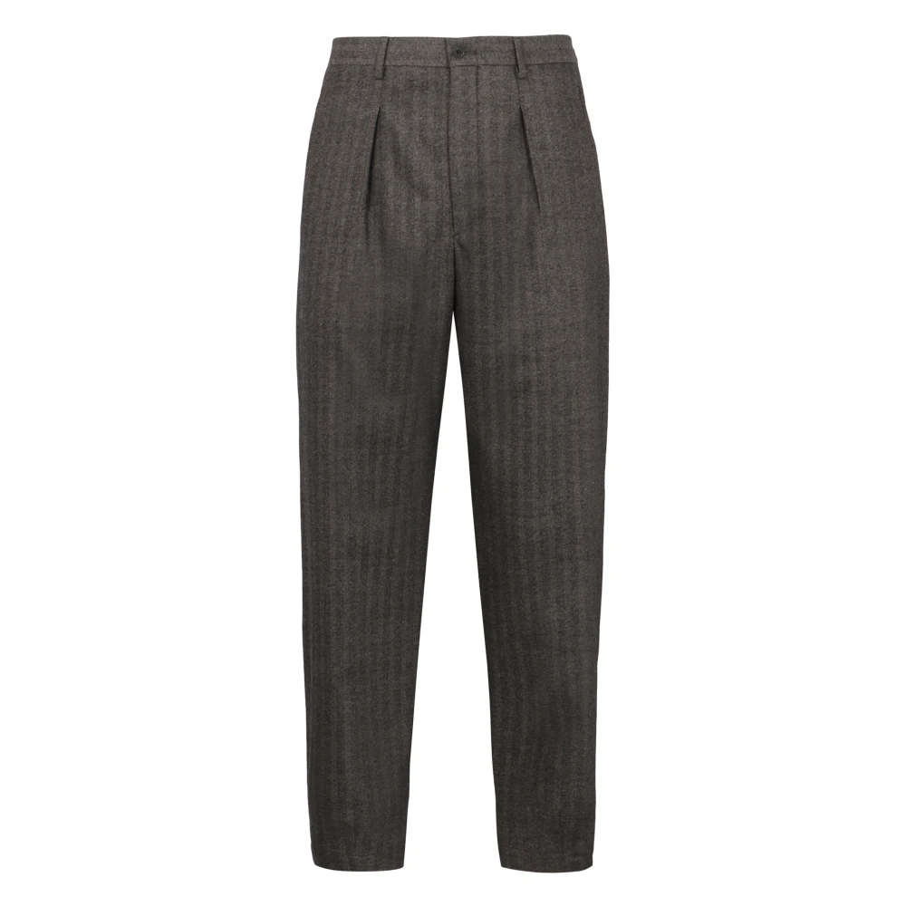 Trousers > Straight Trousers - - Giorgio Armani - Modalova