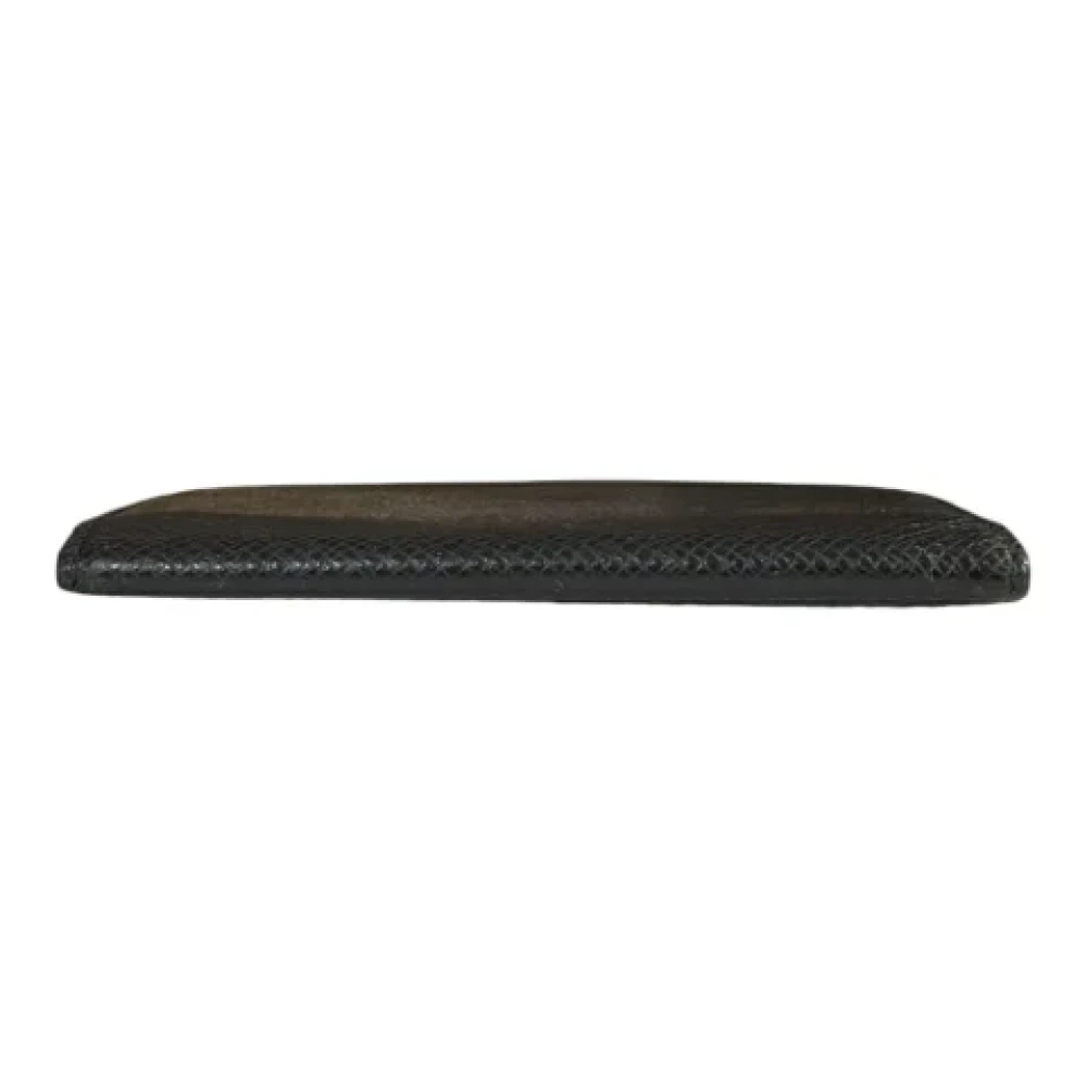 Louis Vuitton Vintage Pre-owned Leather wallets Black Heren