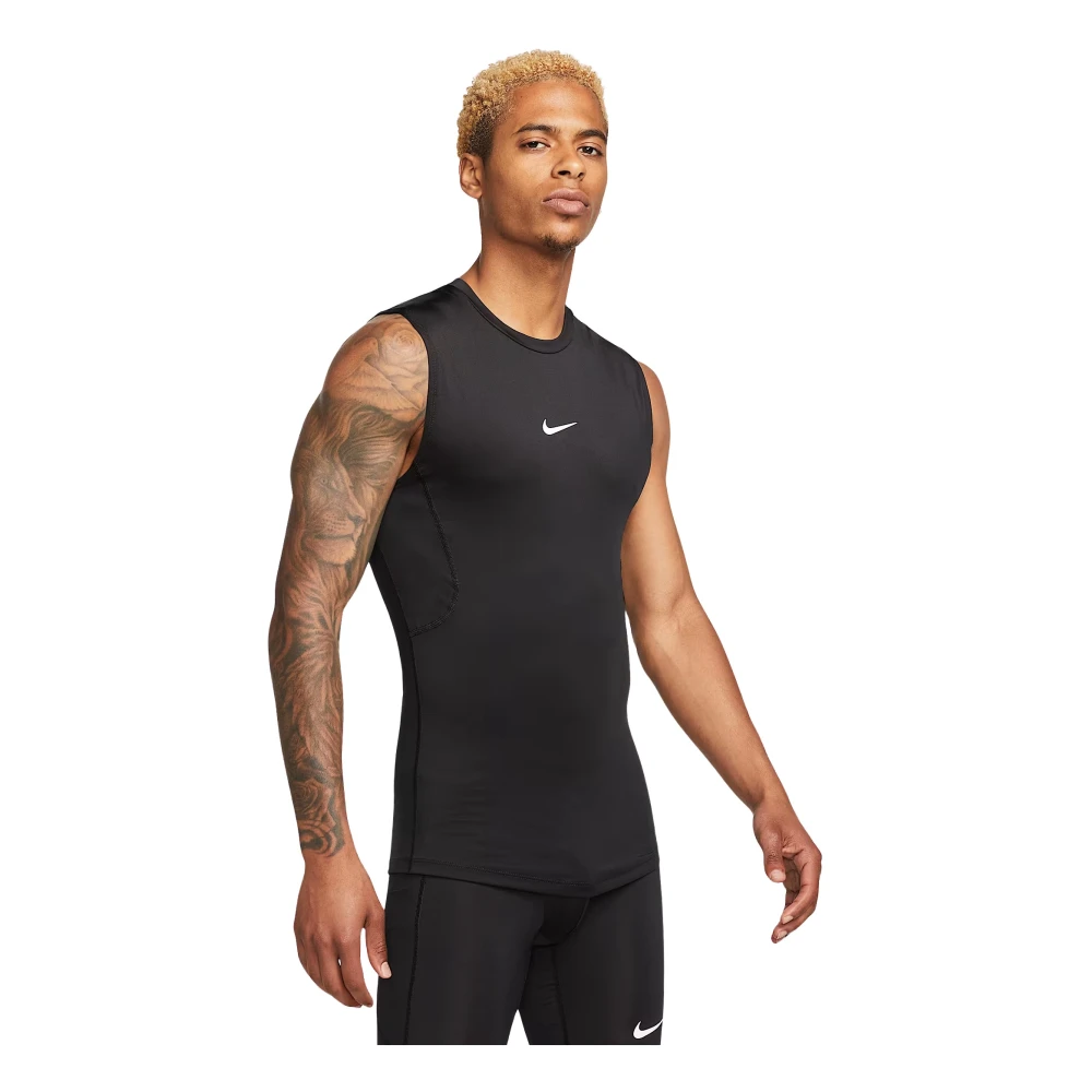 Nike Training Uomo Nero - Pro Dri-Fit - Canotta Attillata Nera - Immagine 3
