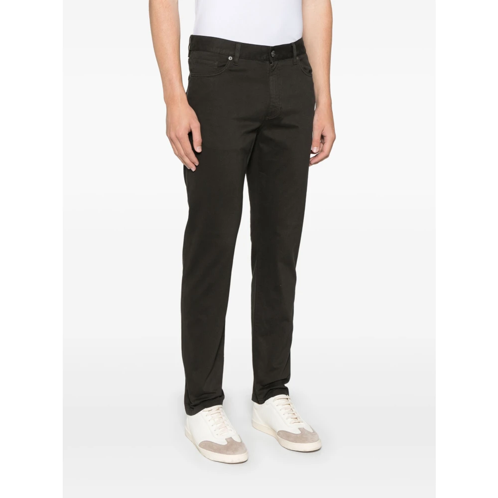 Ermenegildo Zegna Stad Jeans met zij- en achterzakken Brown Heren