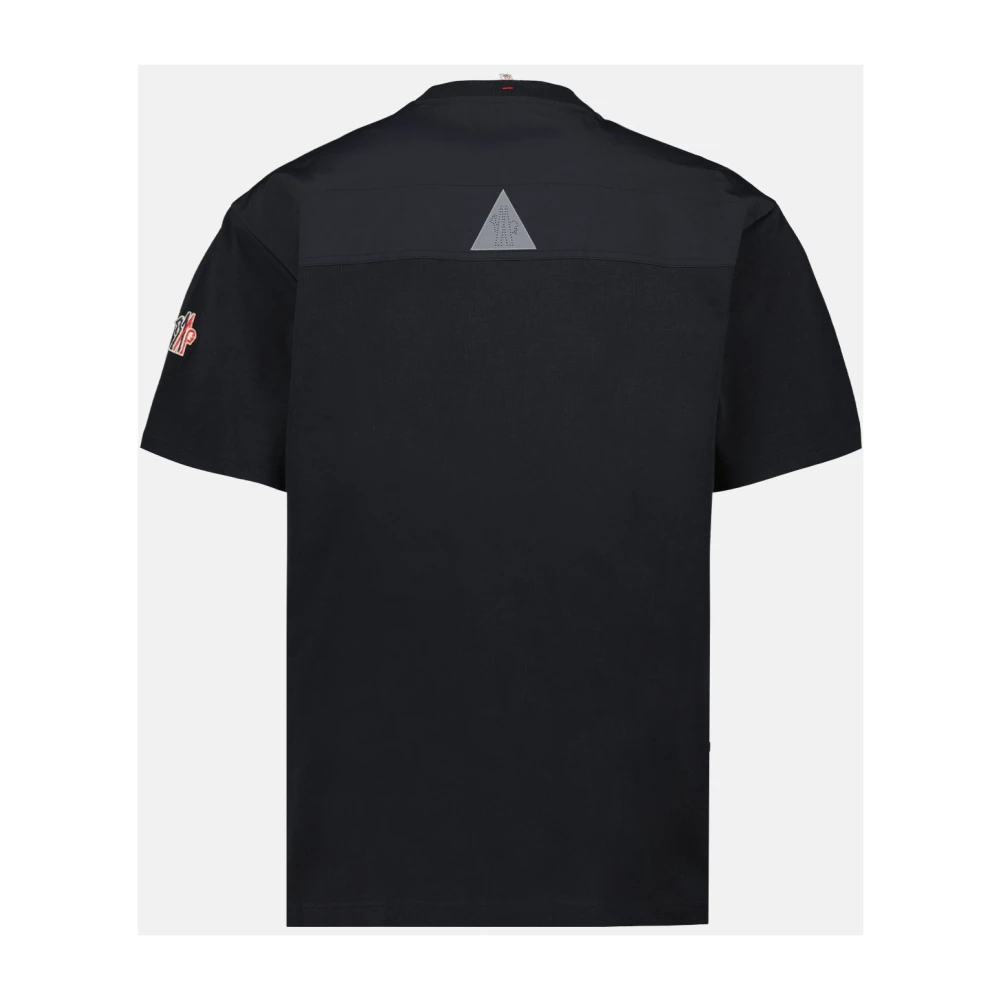 Moncler T-Shirts Black Heren