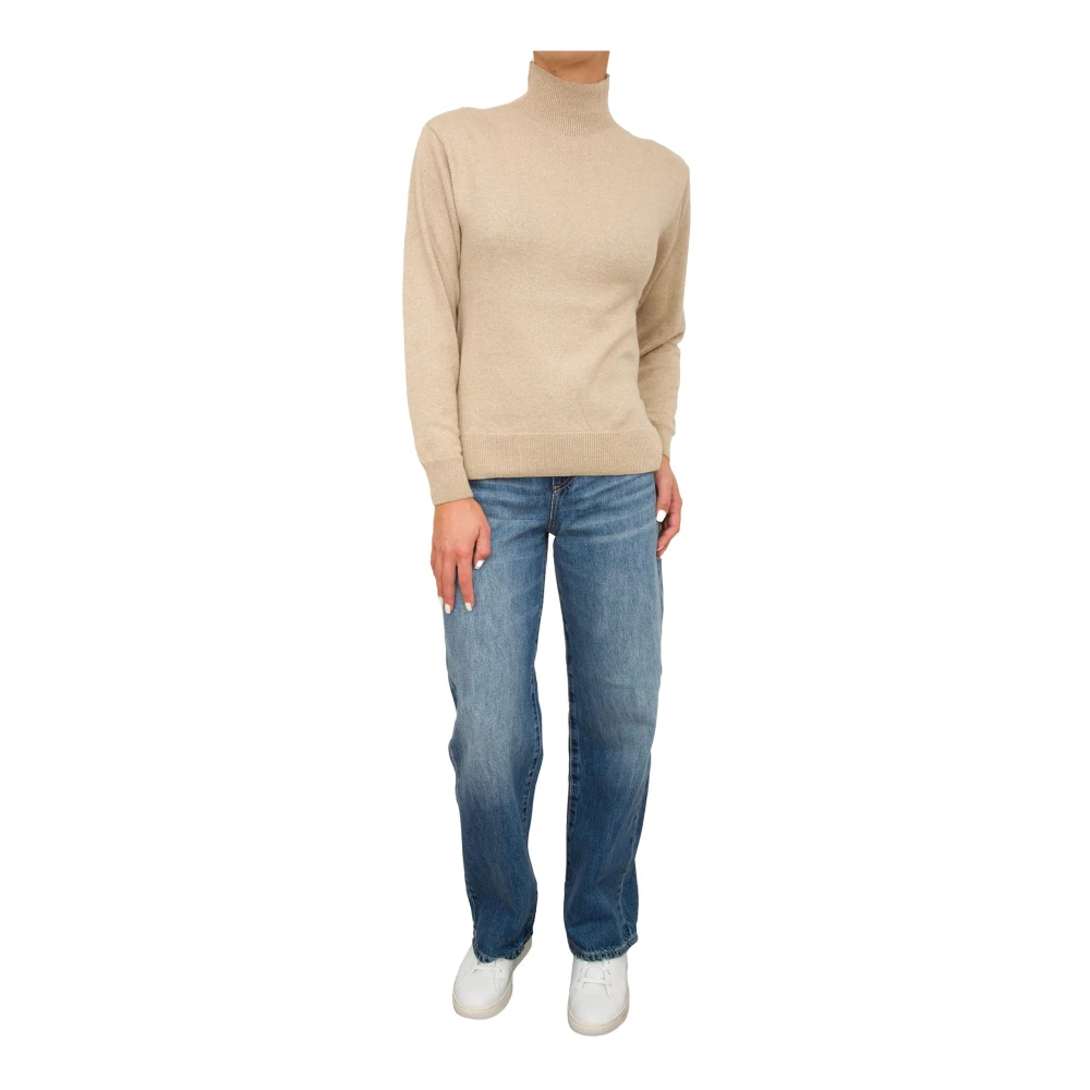 Armani Exchange Stijlvolle Pullover in Goud Yellow Dames