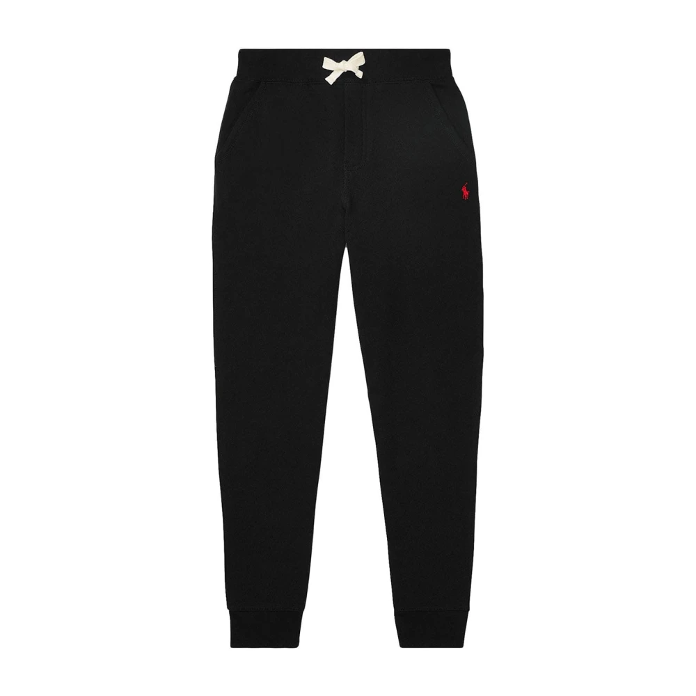 Ralph Lauren Black Sweatpants, Male, 10 Y, Pantalone Sportivo