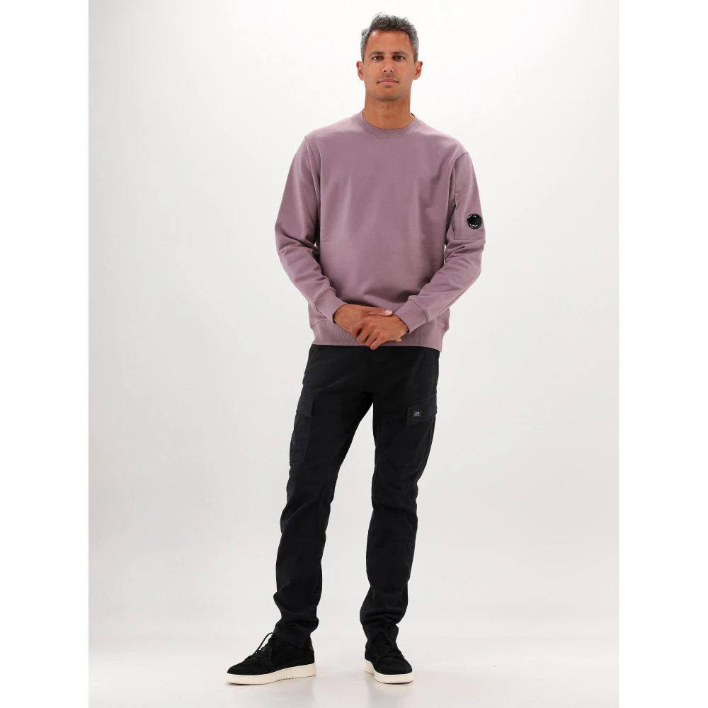 C.P. Company Paarse Duif Lens Hoodie Purple Heren