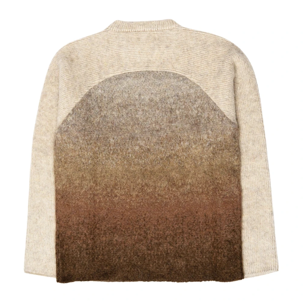 ERL Regenboog Gradient Sweater Brown Heren