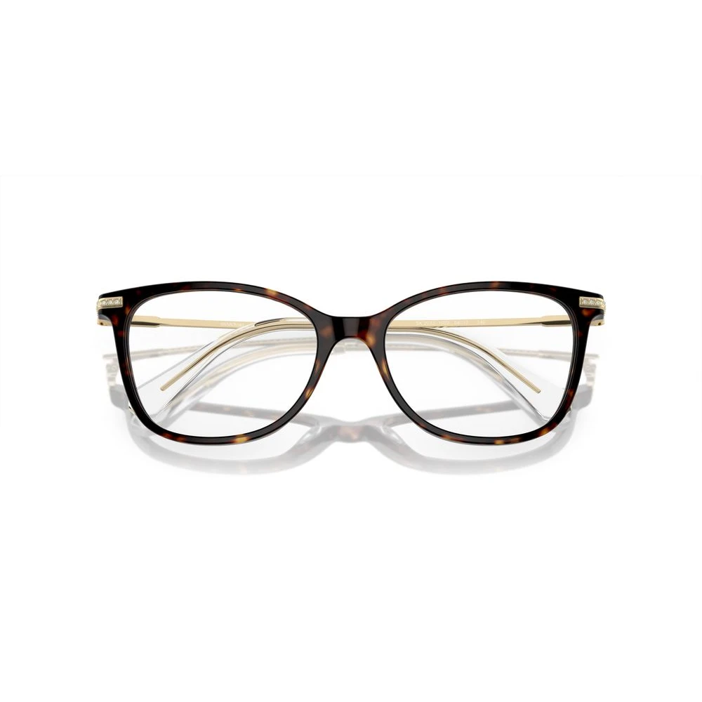 Swarovski Stijlvolle Brillenmontuur in Donker Havana Brown Unisex