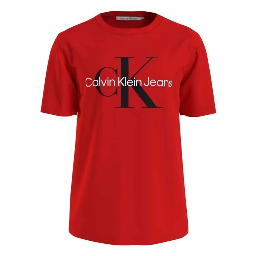 Calvin Klein T-shirt SEASONAL MONOLOGO TEE met -logo-opschrift op borsthoogte