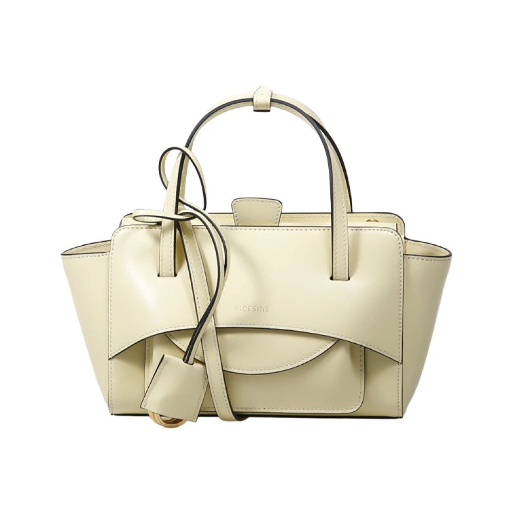 Hidesins Women's Yellow Flap S Bag
