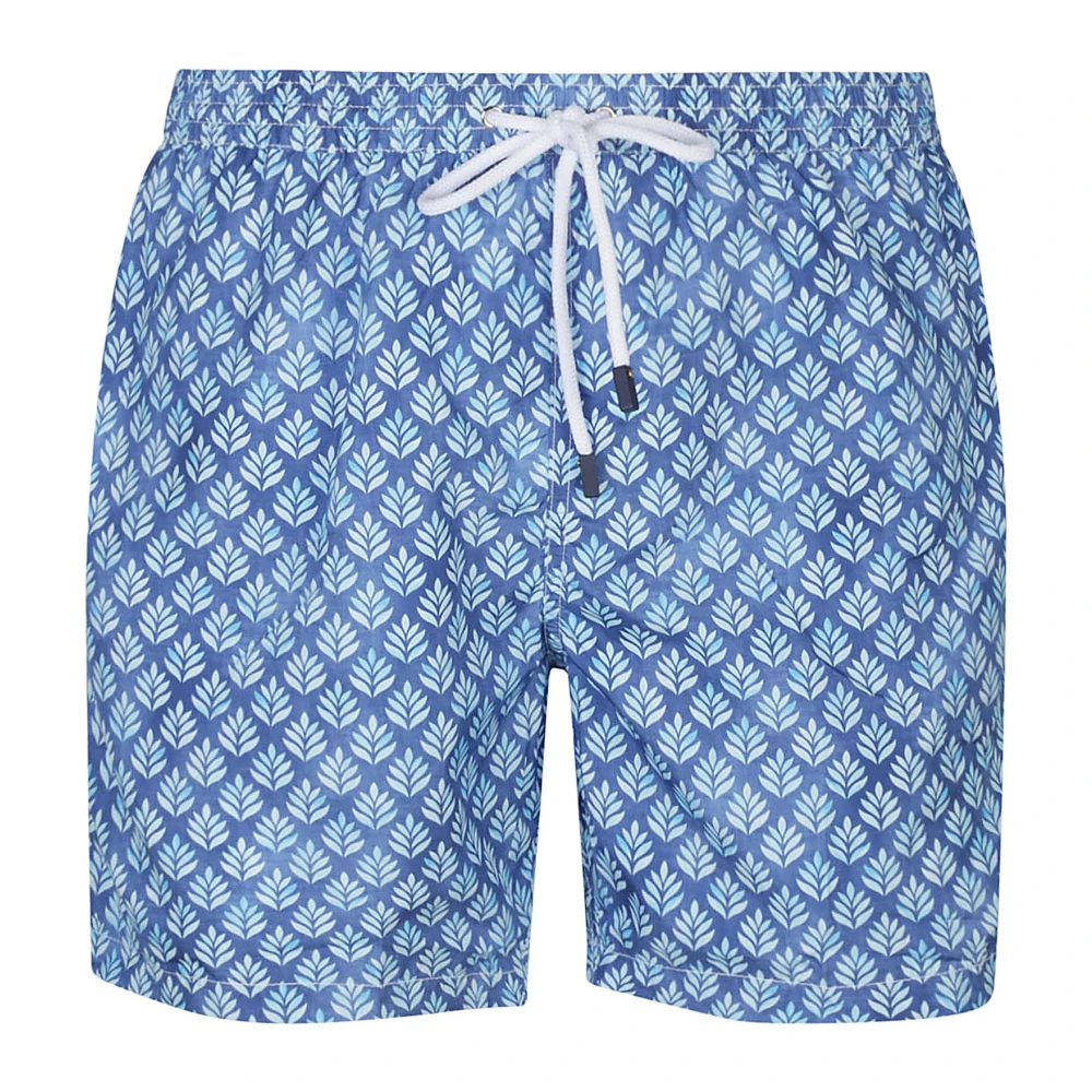 Barba Napoli Blå/Turkos Badshorts Blue, Herr