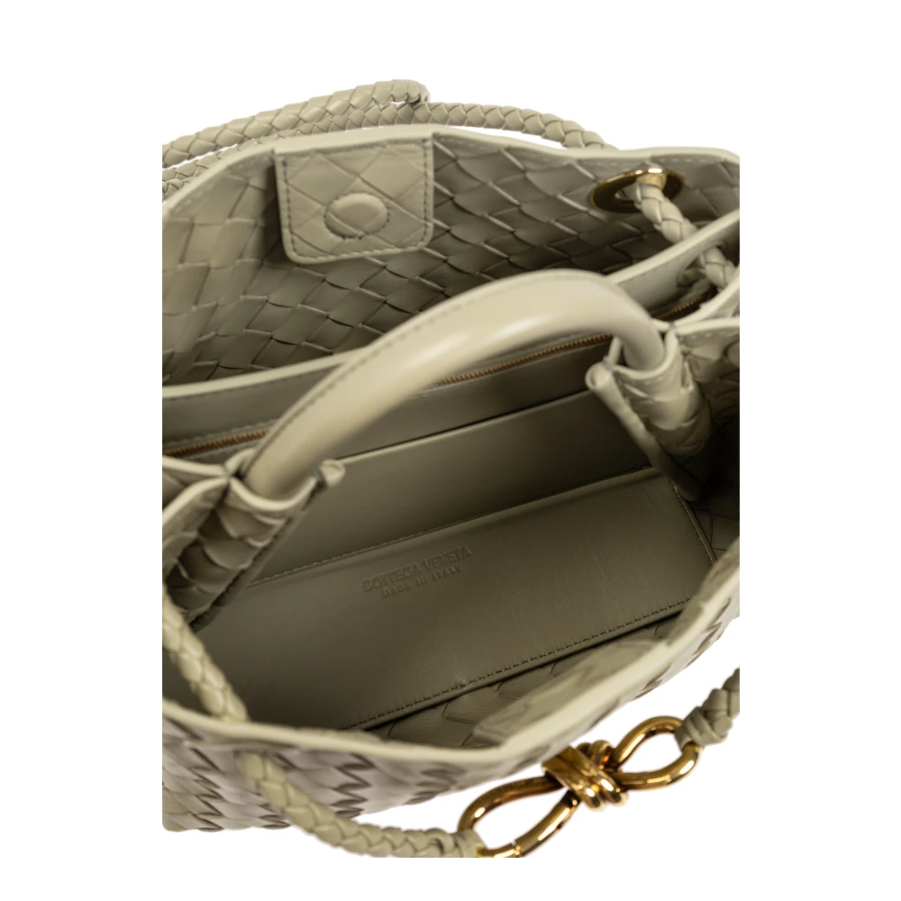 Bottega Veneta Kleine Andiamo Schoudertas Green Dames