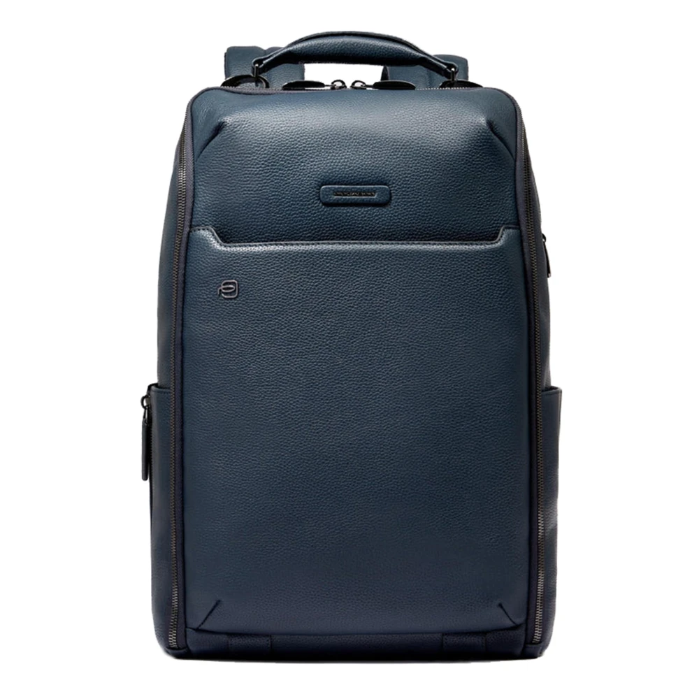 Piquadro Reis Laptop Rugzak Blauw Blue Unisex