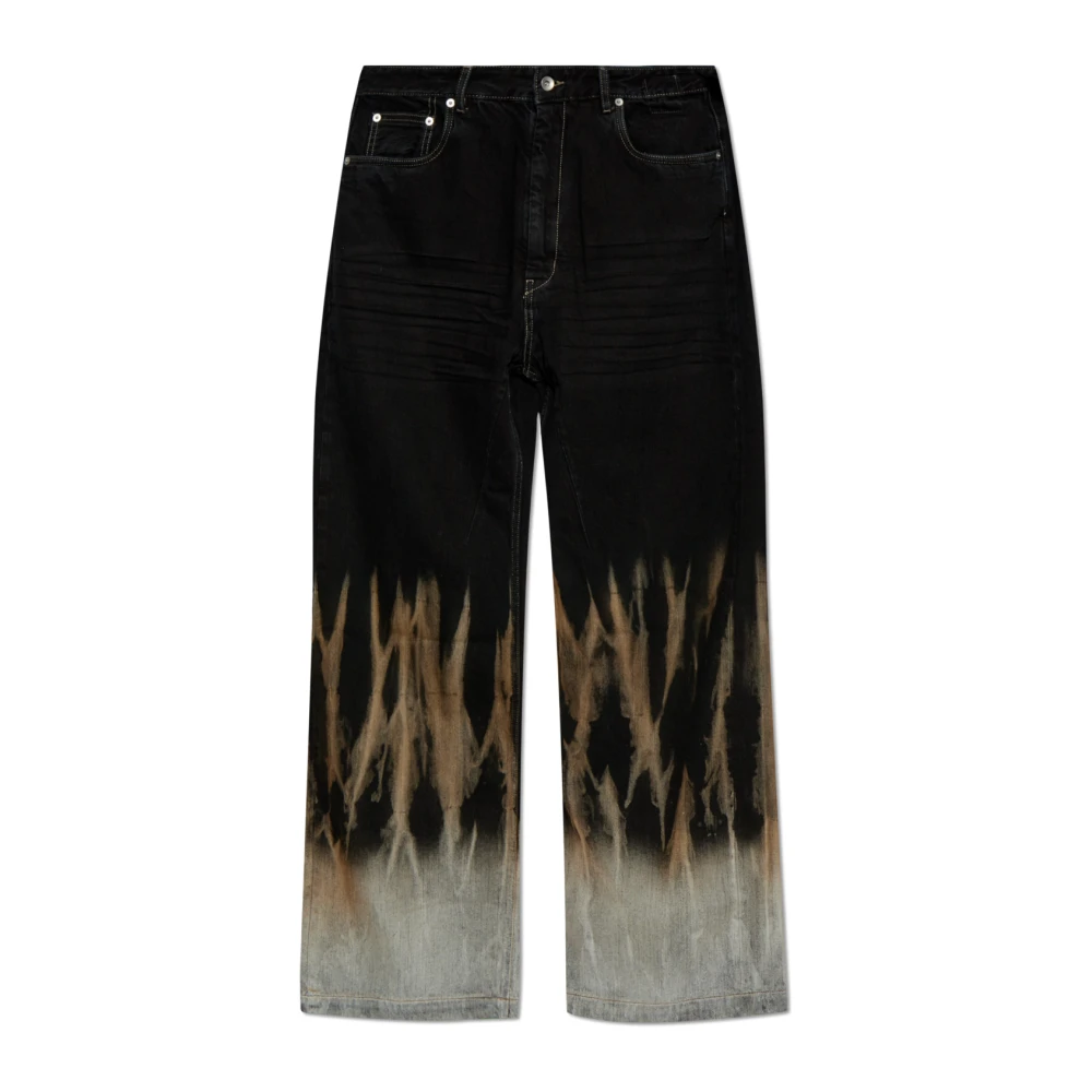 Rick Owens Geth Jeans Black Heren