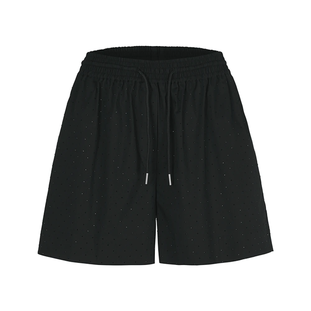 RIANI Zwarte kristalversierde dames shorts Black Dames