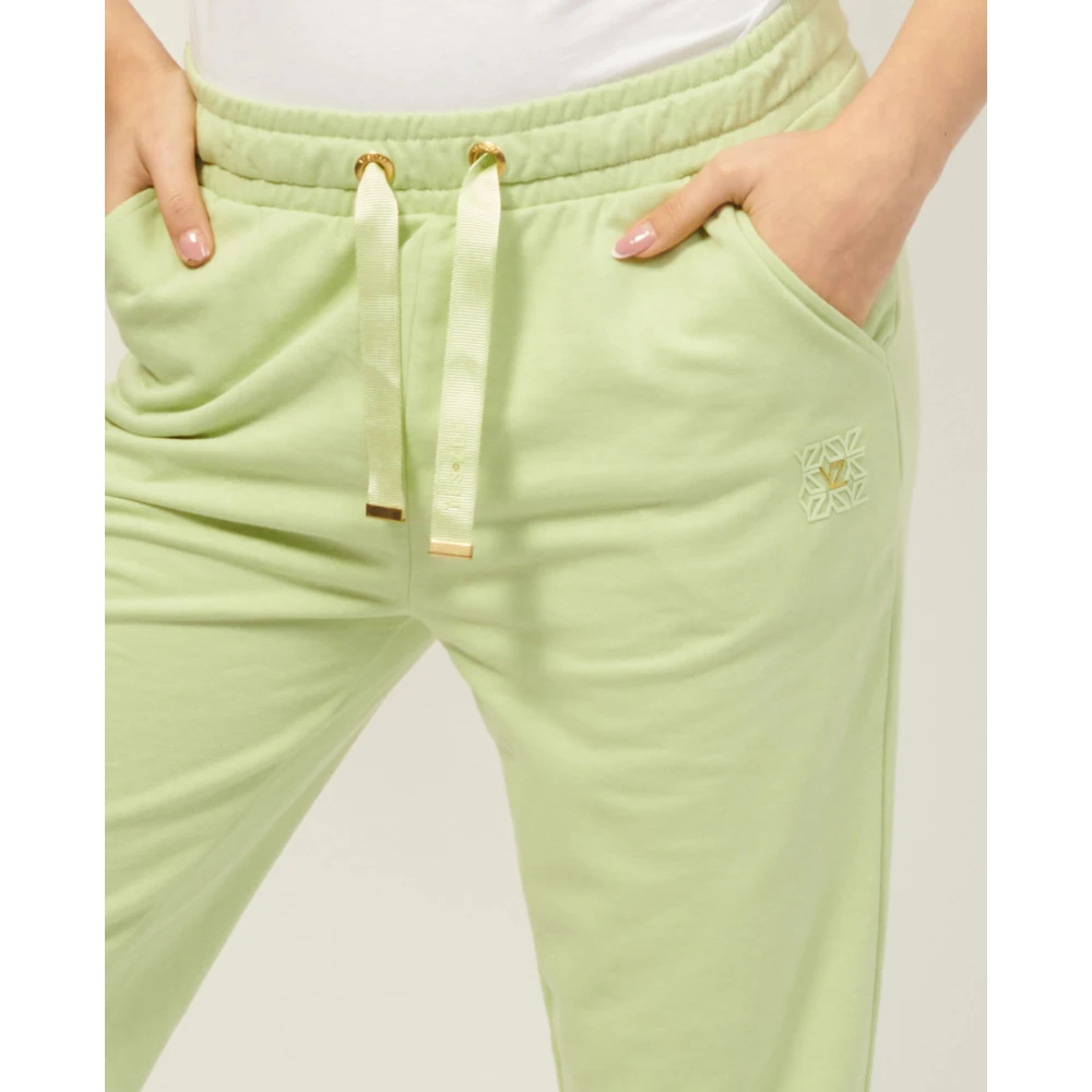 YES ZEE Trousers Green Dames