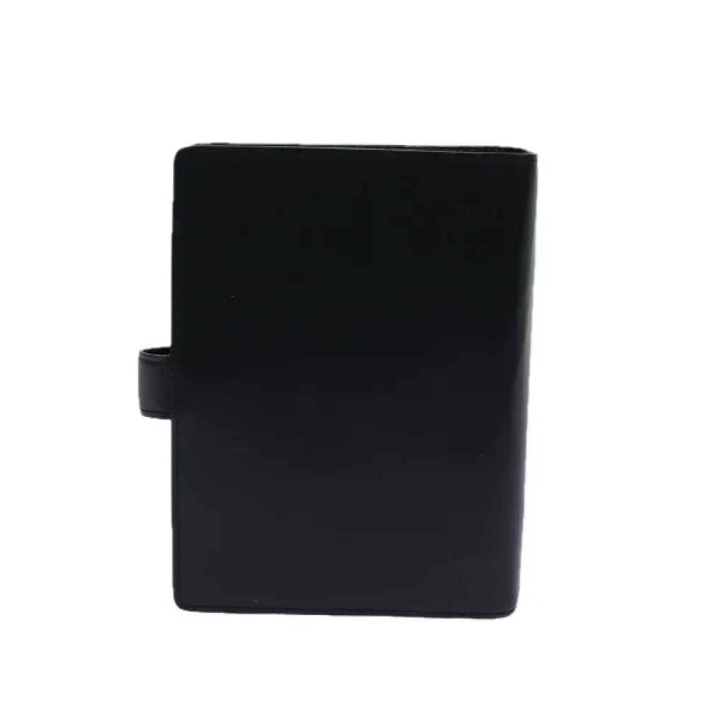 Louis Vuitton Vintage Pre-owned Leather home-office Black Dames
