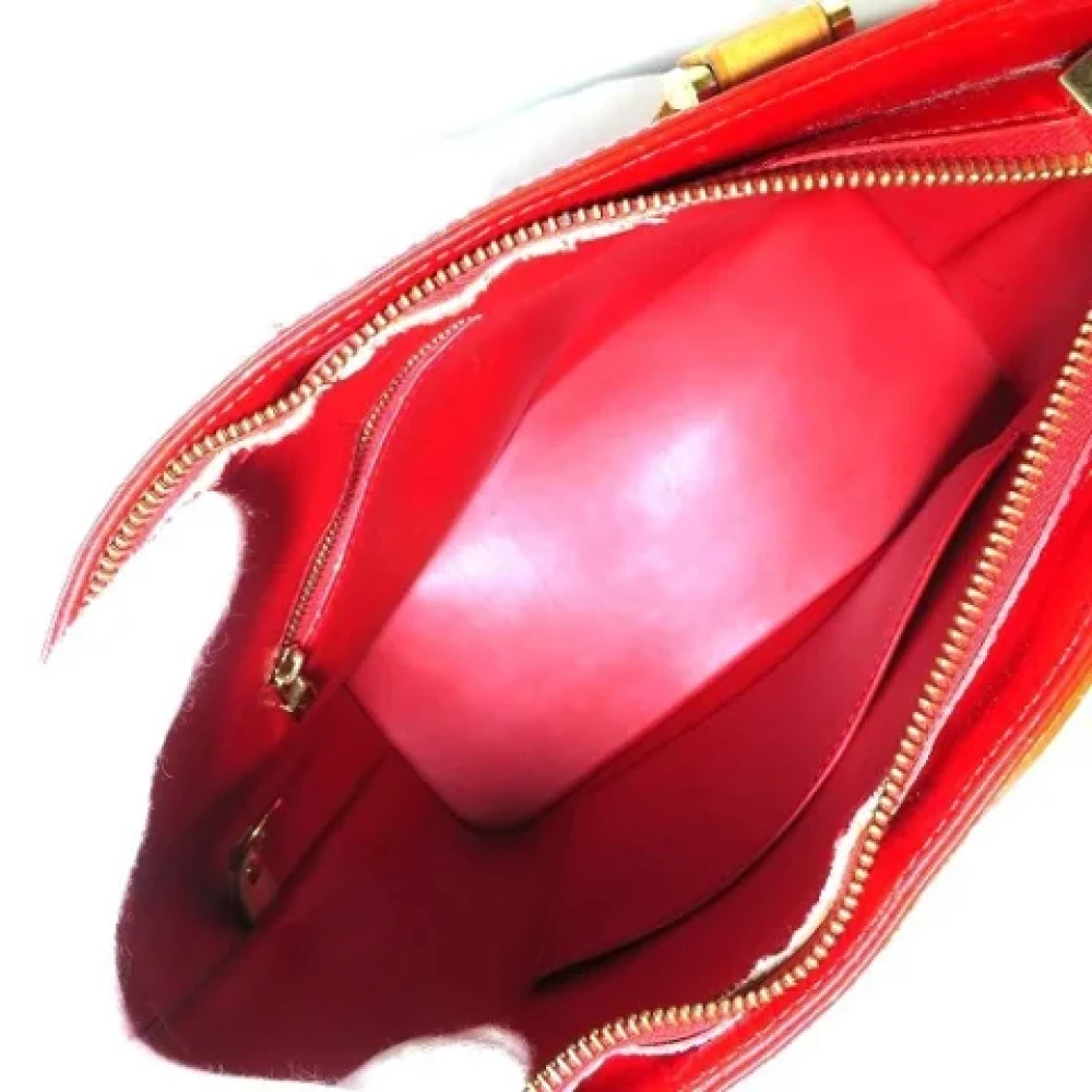 Louis Vuitton Vintage Pre-owned Leather handbags Red Dames