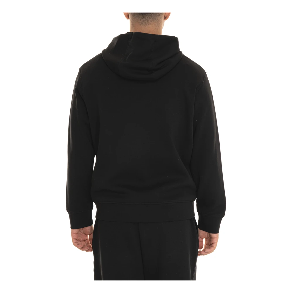 Emporio Armani Hoodie met logo Black Heren