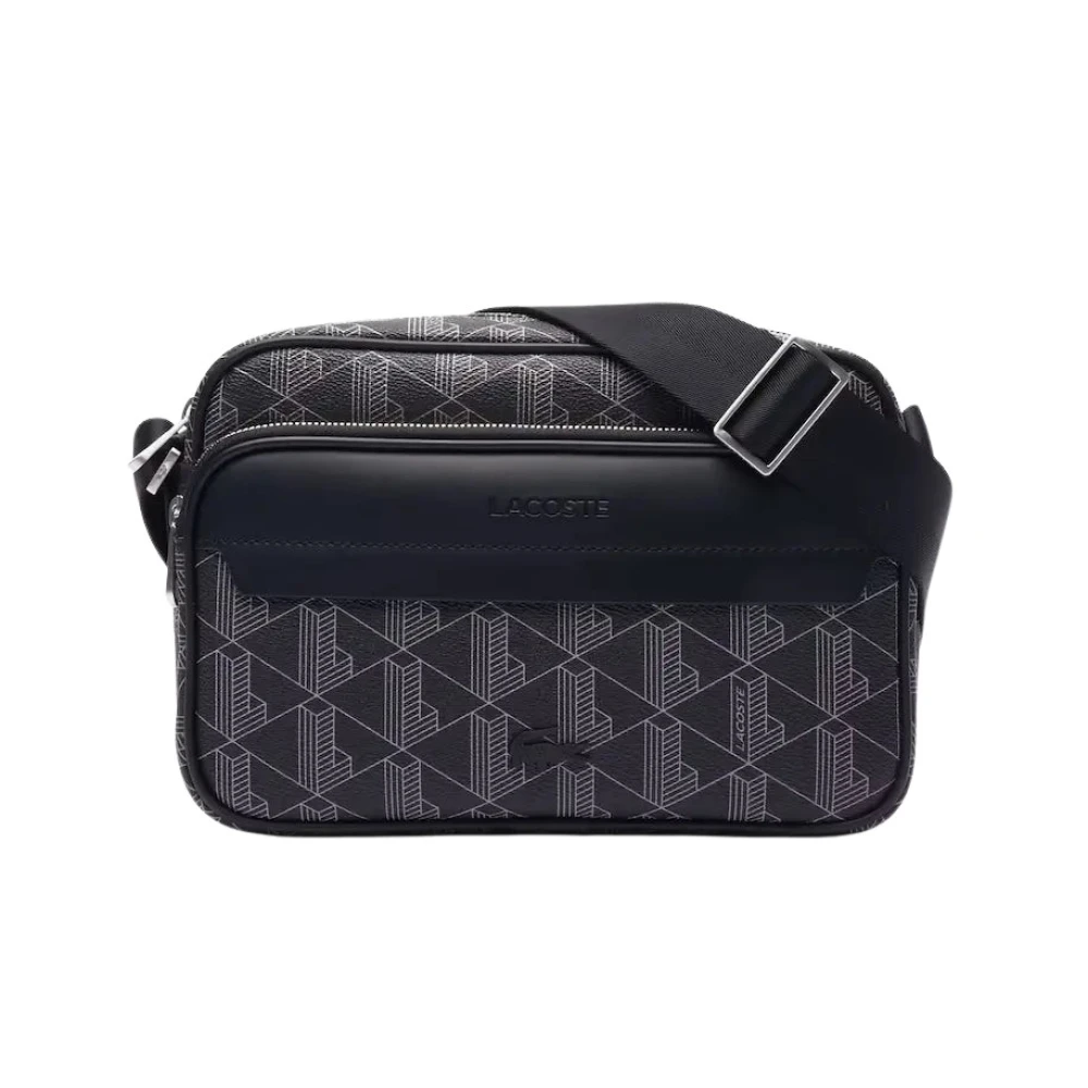 Lacoste Uomo Grigio Borse, Taglia Unica, New,