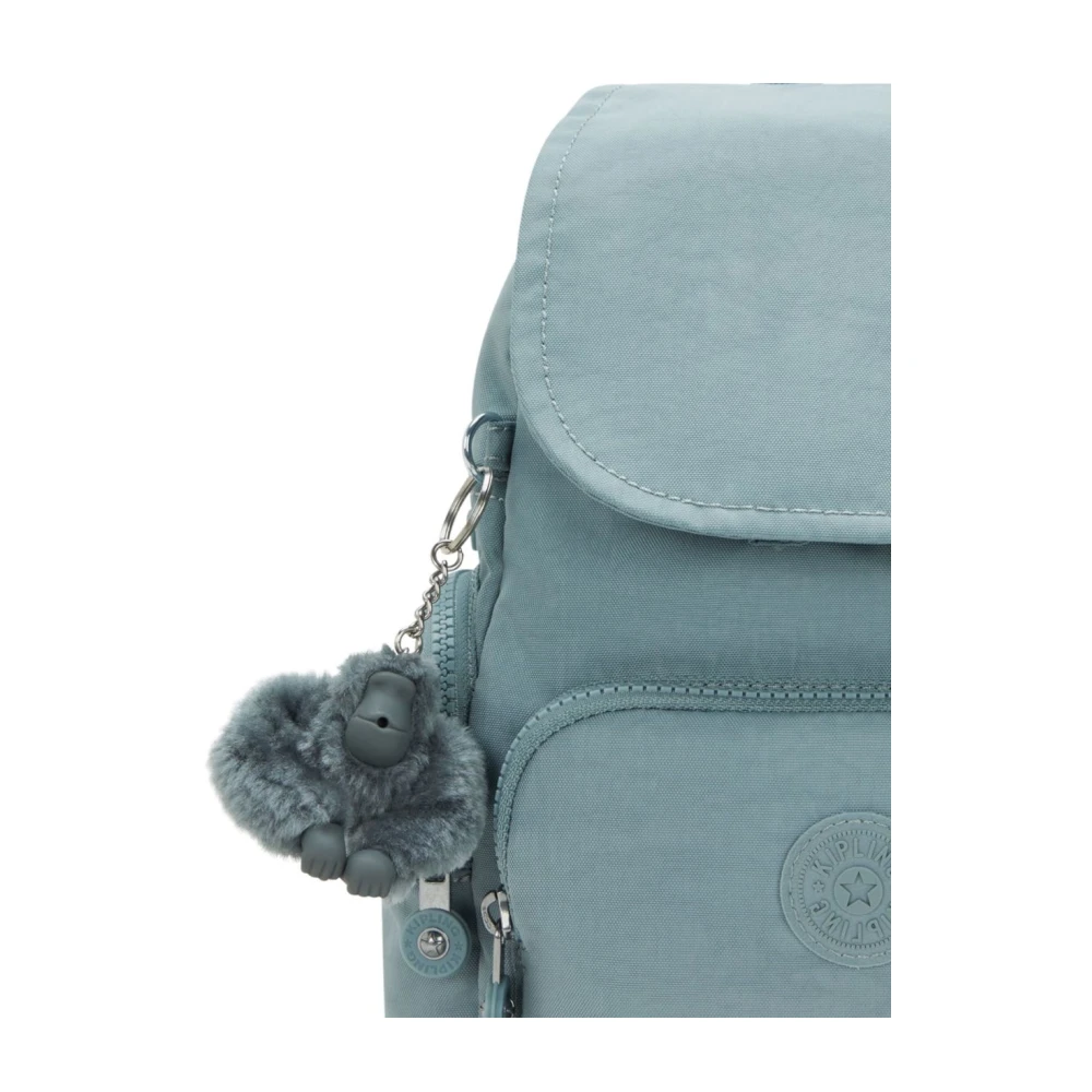 Kipling City Zip Rugzak Green Dames