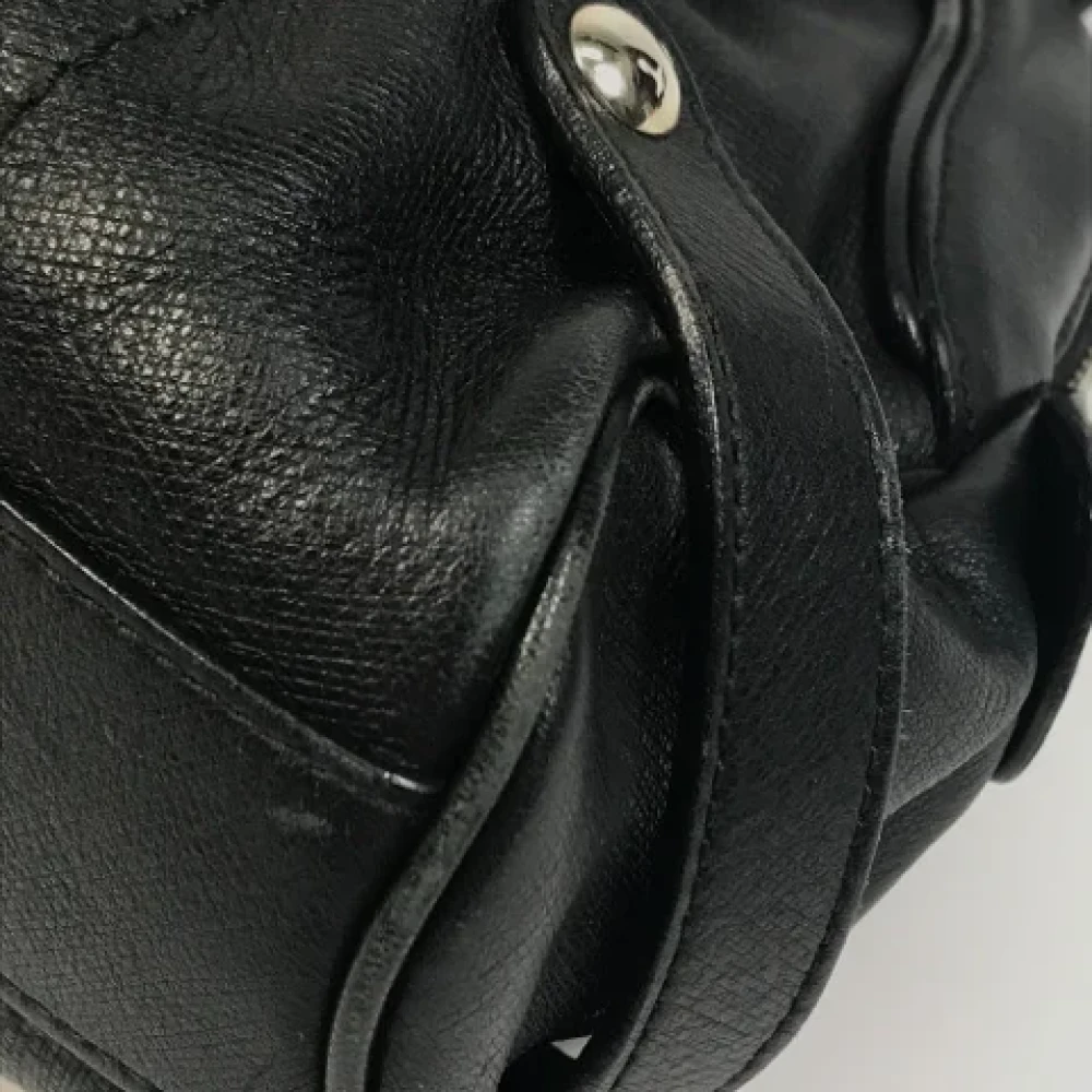 Salvatore Ferragamo Pre-owned Leather handbags Black Dames