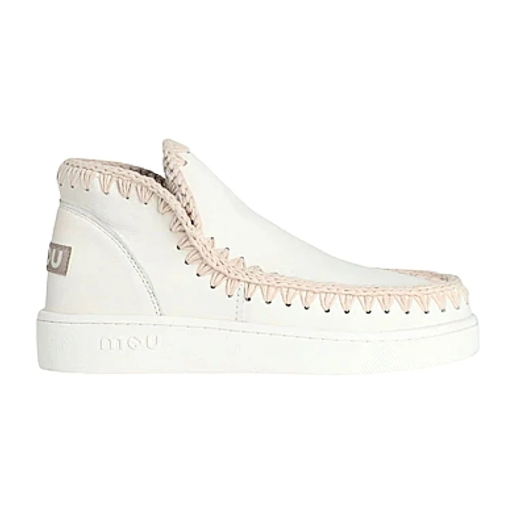 Mou Women's White Winter Boots, 3 Uk, Trainers