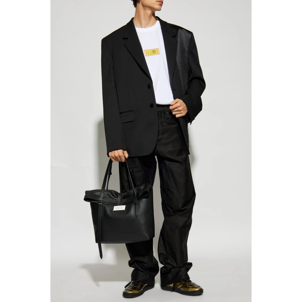 MM6 Maison Margiela Logo T-shirt White Heren