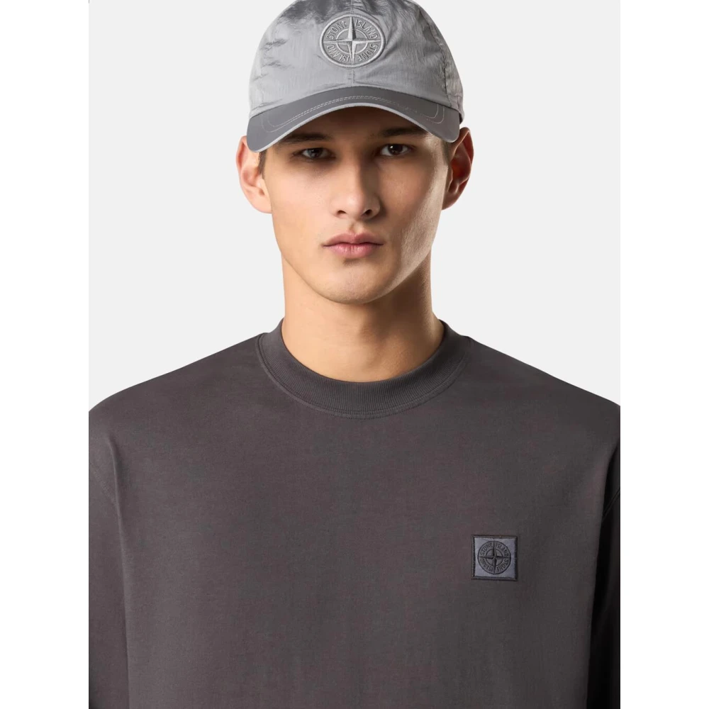 Stone Island Stijlvolle T-shirts en Polos Gray Heren