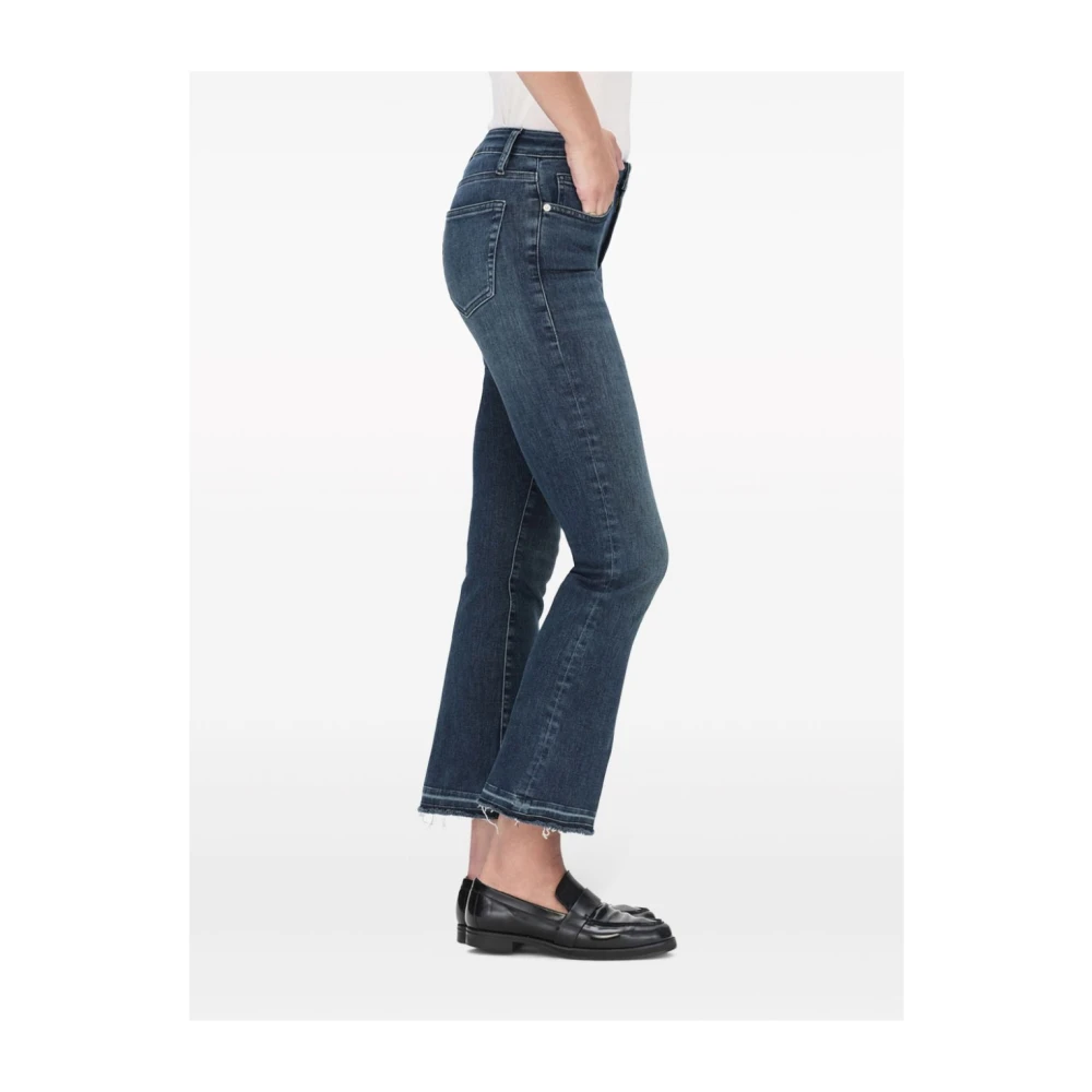 Frame Mini Boot Denim Jeans Blue Dames
