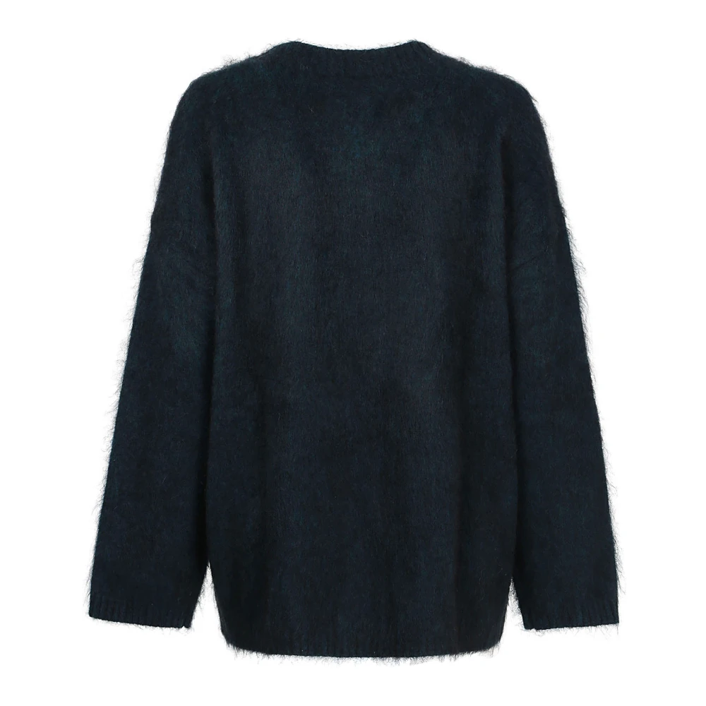 Arma Groene Mohair Merinos Trui Green Dames